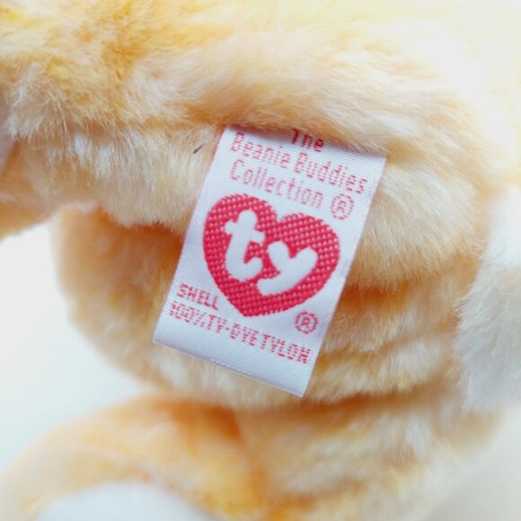 Ty Beanie Buddies Grace Praying Bunny Rabbit 12" Stuffed Animal 2000 Yellow - Picture 7 of 9